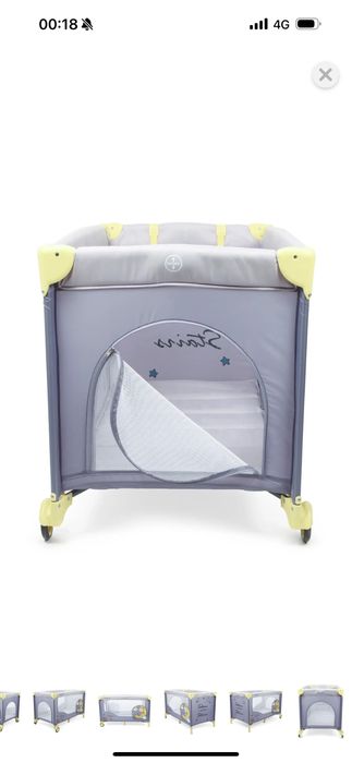 Манеж детский на колесиках