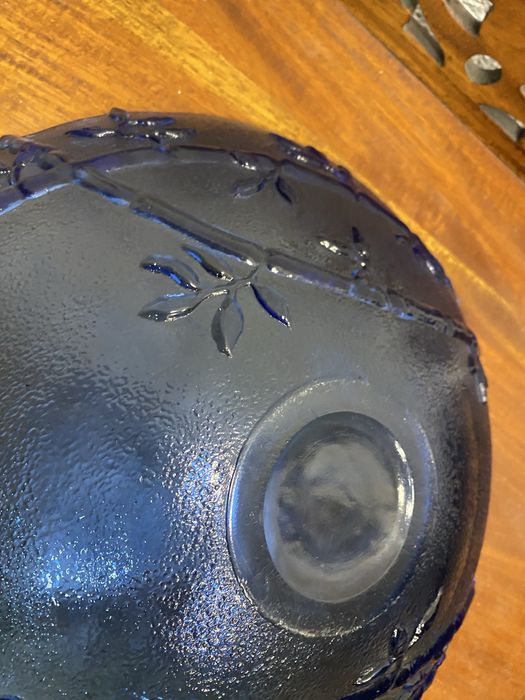 Италианска фруктиера  от цветно стъкло