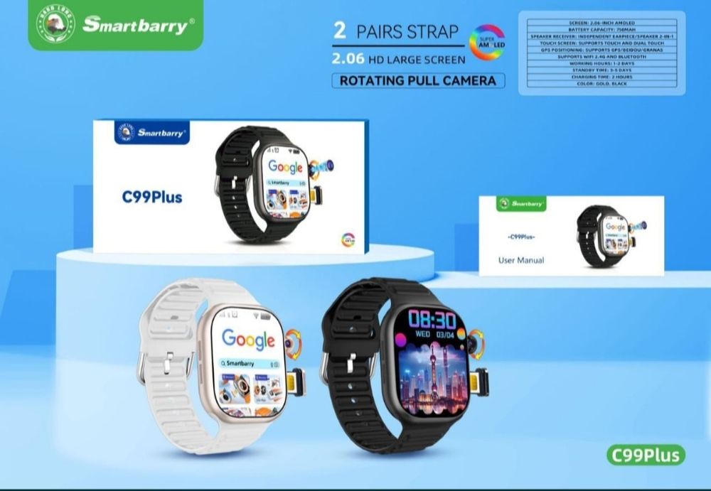 Smartbarry C96, c95, c99, Sim kartali smart watch, android smart watc