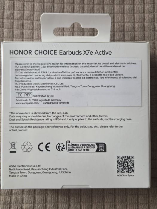 Căști bluetooth Honor X 7 e Active