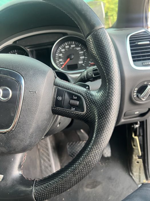 Volan 3 spite audi s line Audi a3 a4 a5 a6 q5 q7 cu comenzi si padele complet cu airbag   2006-2012