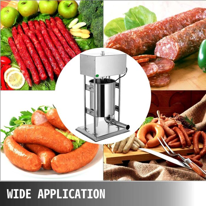 masina de umplut carnati sprit aparat hidraulic 10-15-25l nou Italyl.