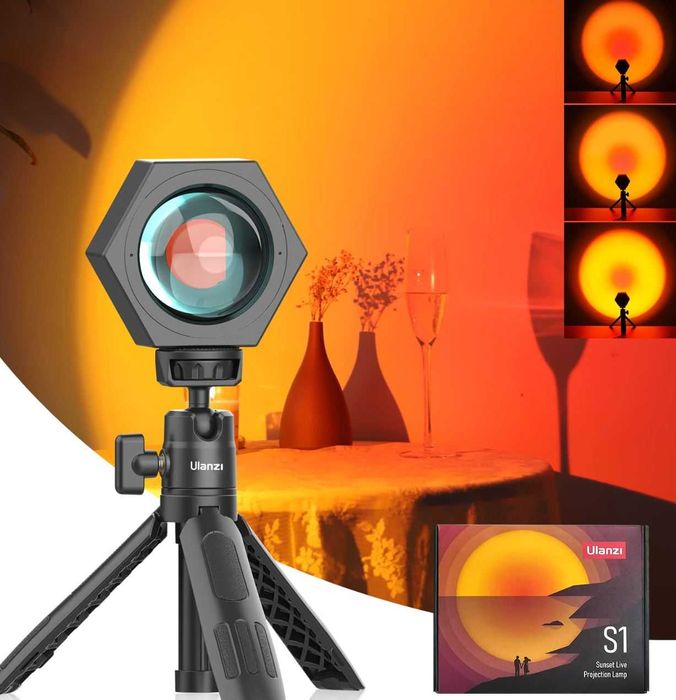Lampa Led Ulanzi S1 Sunset Cu Mini Trepied