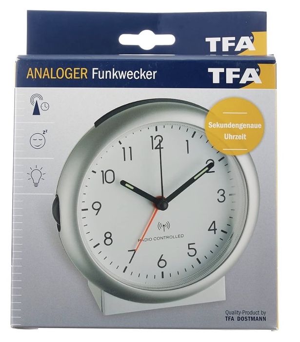 TFA Dostmann Ceas deșteptător analogic