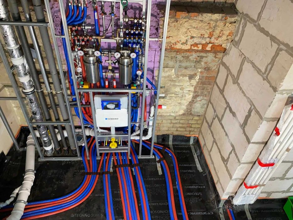 Монтаж коллекторных узлов