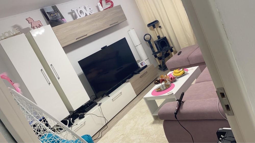 Vand apartament 3 camere mobilat complet