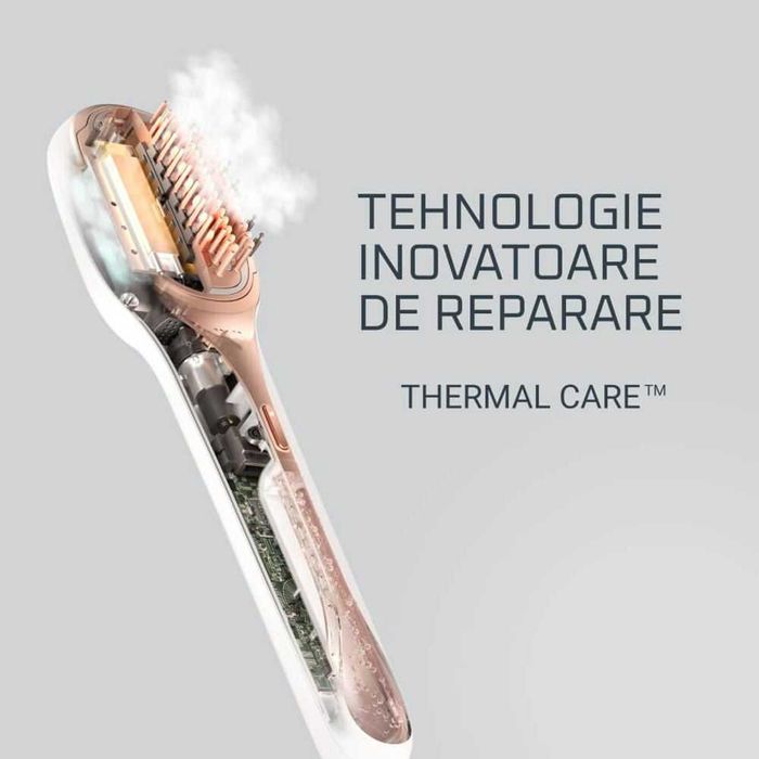 Perie de par reparatoare cu abur Rowenta Hair Therapist™ CF9920F0