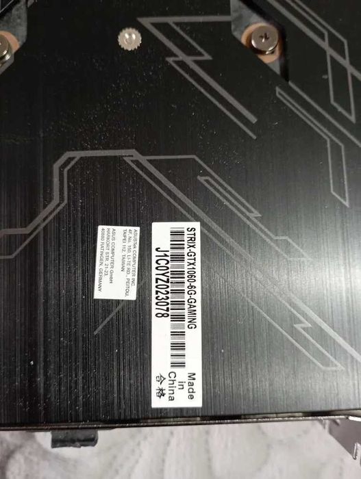 Видеокарта Asus 1060 6gb 192 bit