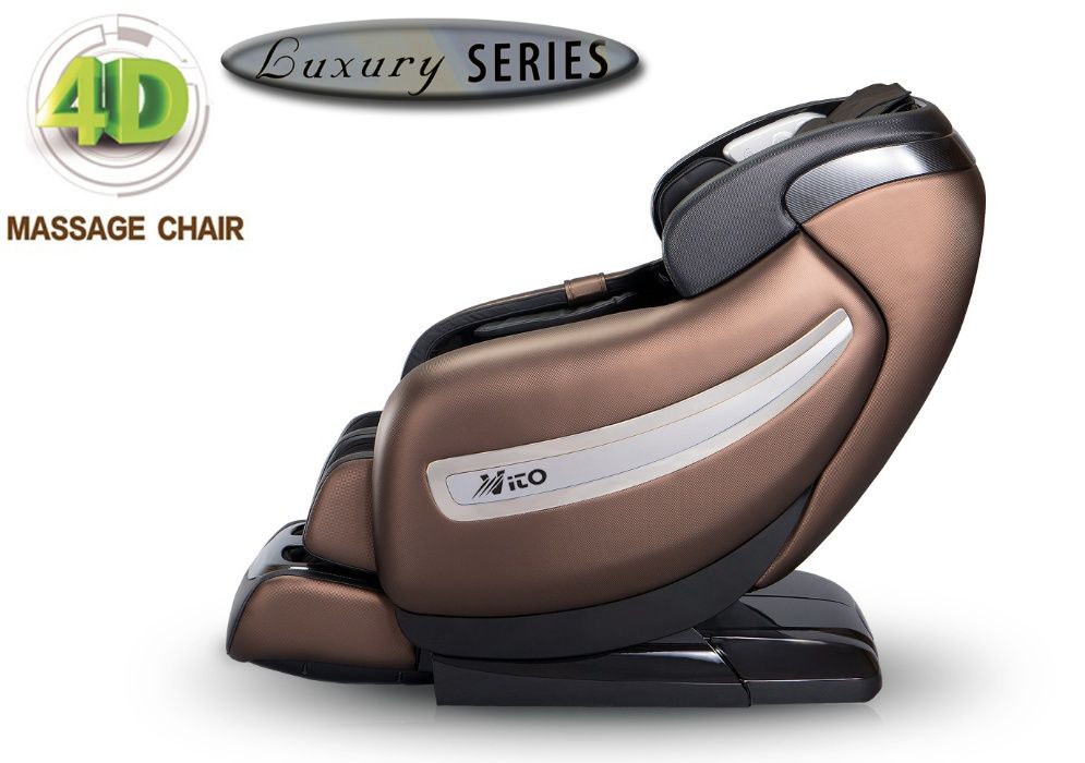4D ПРОФЕСИОНАЛЕН Масажен Стол VITO - Масаж на Цяло Тяло - Цвят Кафяво