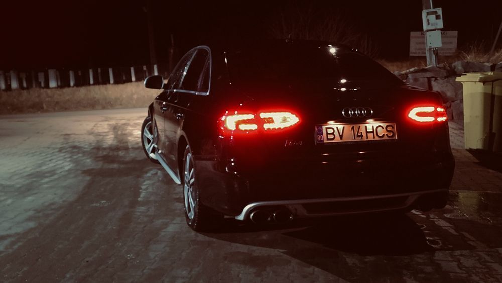 Audi A4 B8 2.0TDI CAGA Stage 1~200 CP Aspect S4 | Xenon | Navi | Încălzire în scaune Prețul este negociabil! Menționez:elementele gri sunt negre acum!