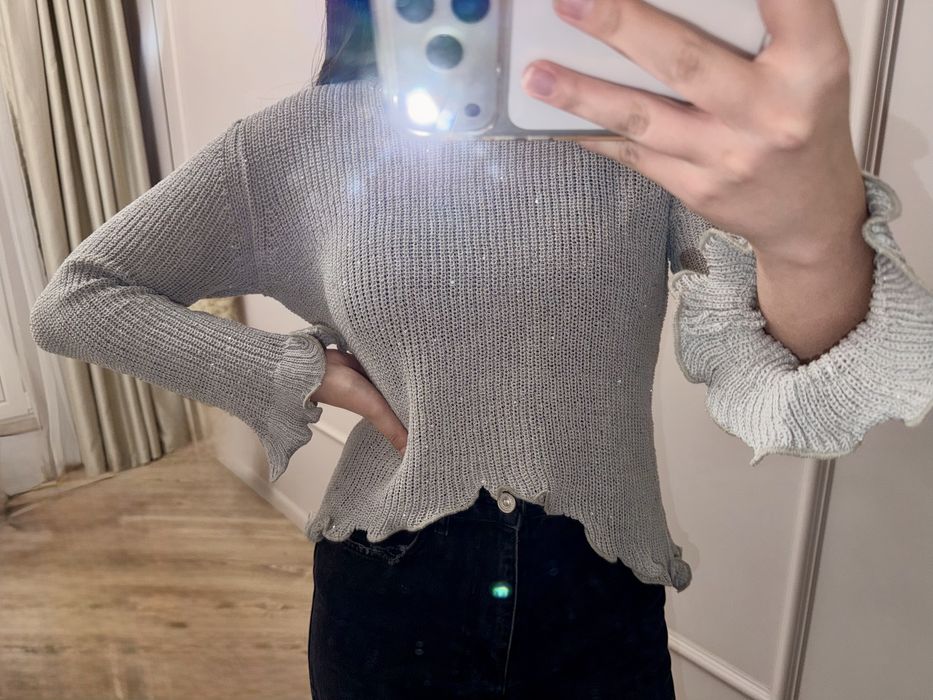 Блузка вязаная. Новая