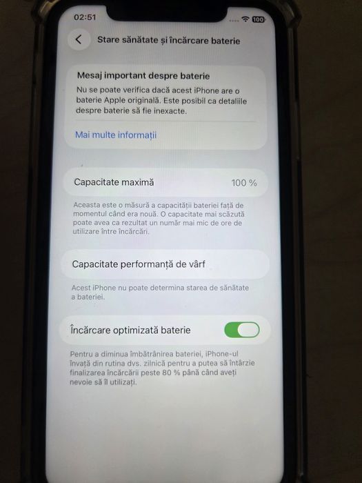IPhone 11 64GB, baterie nouă 100%, cutie