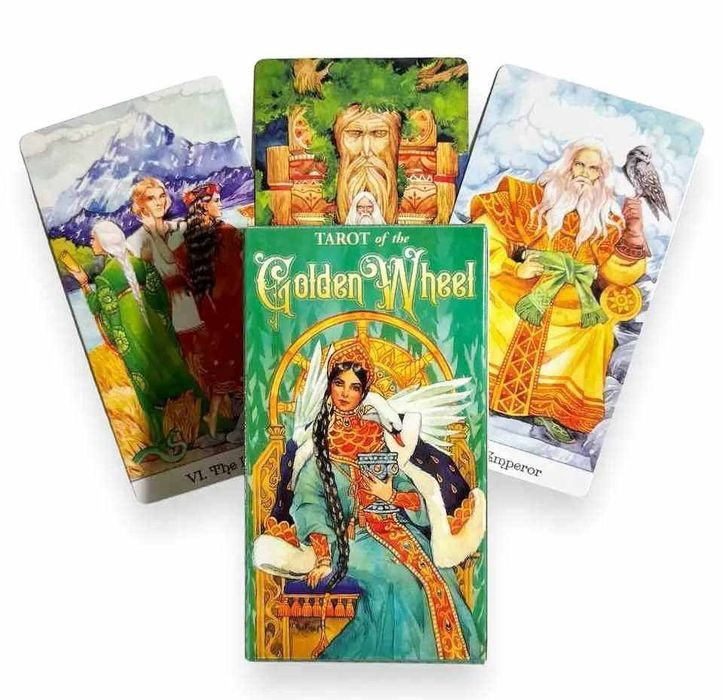 Таро Золотого Колеса ("Tarot of the Golden Wheel"), разм. 6*11!