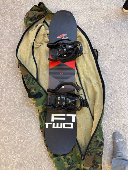 Сноуборд F2 120cm + ботинки