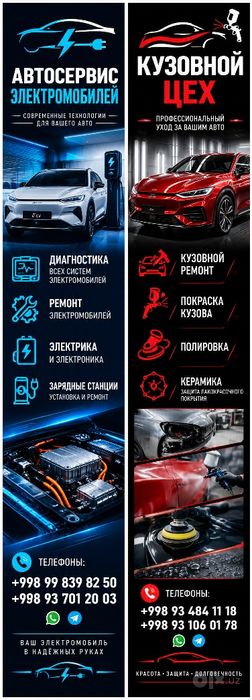 профессиональный сервис для электромобилей