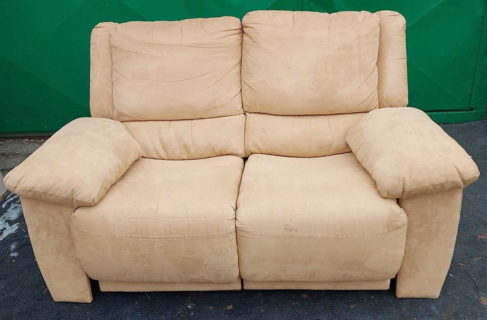 Canapea pentru 2 locuri cu Recliner; Canapea fixa confortabila