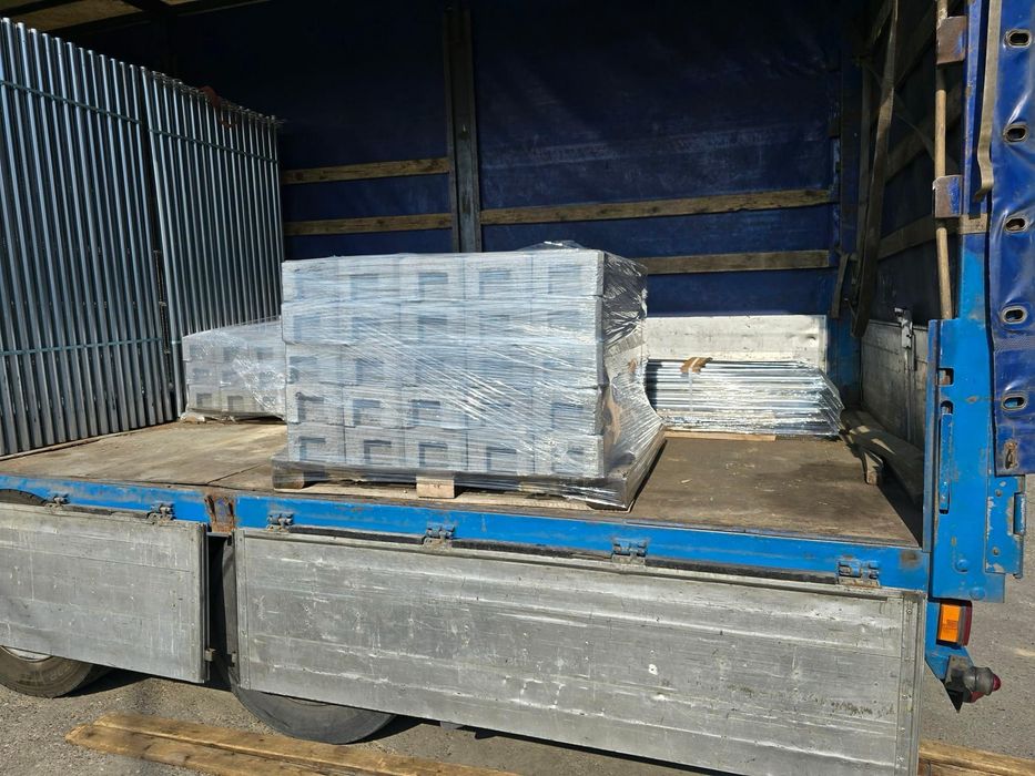 Panou garduri provizoriu mobile imprejmuire santier