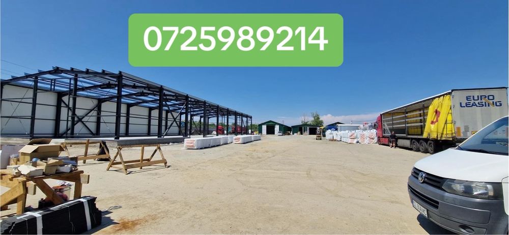 Vand hala metalica structura metalica din IPE300 hea300 UNP INP PANOUR