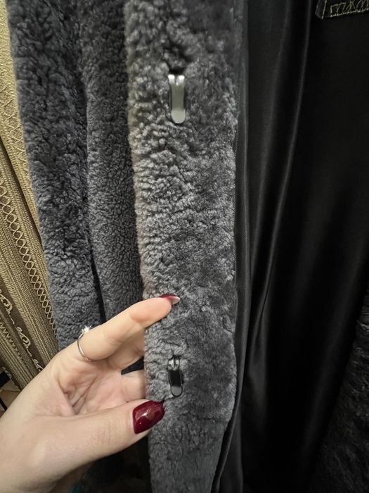 Палто от естествена овча кожа