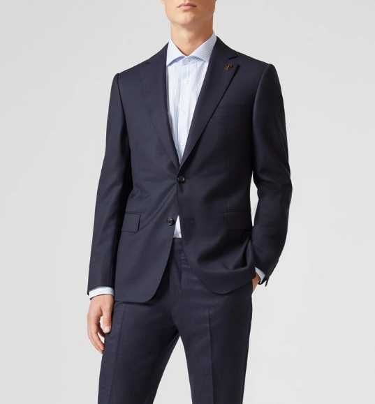 Sacou blazer de lux 52 XL Pal Zileri lana luxury 100 % gri inchis