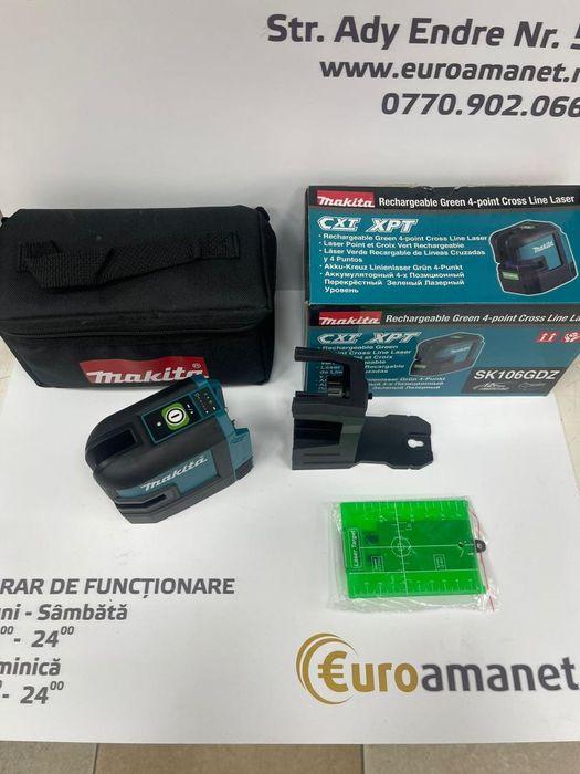 Laser de actiune Makita SK106GDZ 12V 35mm fara baterie si -A-