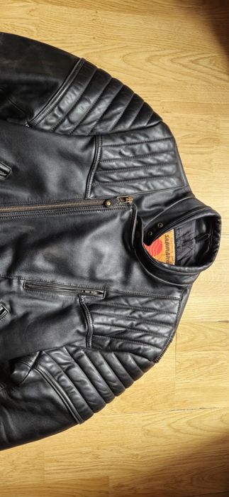 Geaca piele protectiva Sanmaru motocicleta