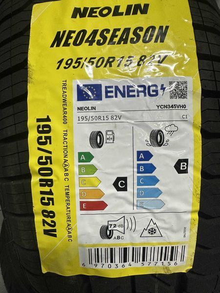 Нови всесезонни гуми NEOLIN NEO4SEASON 195/50R15 82V НОВ DOT