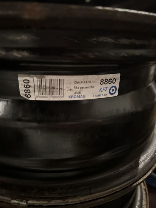 Продавам  железни джанти  4бр. 5/100  56.6мм цената е за 4 броя
