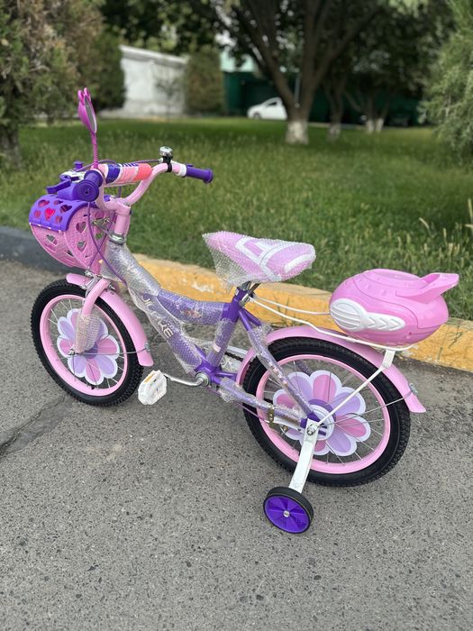 Новый детский велосипед 16 дюймовый для принцесс
