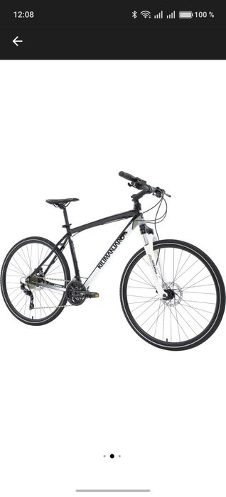Bicicleta trekking 28 inch  X-Fact Cross Pro, 30 viteze 14.8kg negru, marime cadru 22