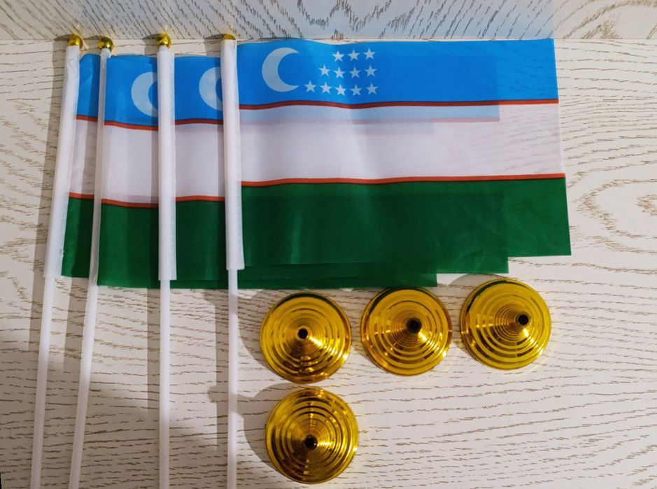 Настольный флаг. Узбекистан