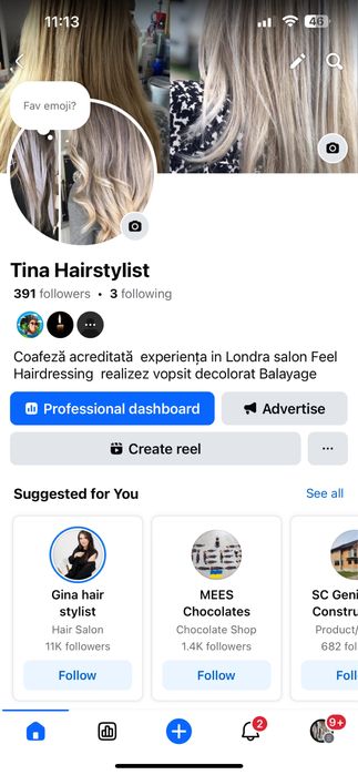 BallaygeTuns coafat ballayge vopsit 200-400 Ron