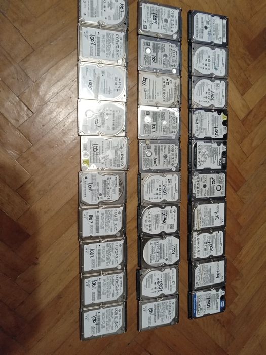 Lot hdd 250-1 tb/ssd 2 5- M2