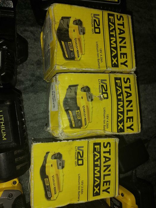 incarcatoare/baterii/filetante 18 si 20V Slanley