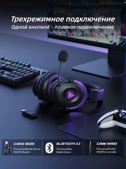 Наушники игровые EKSA E900WT