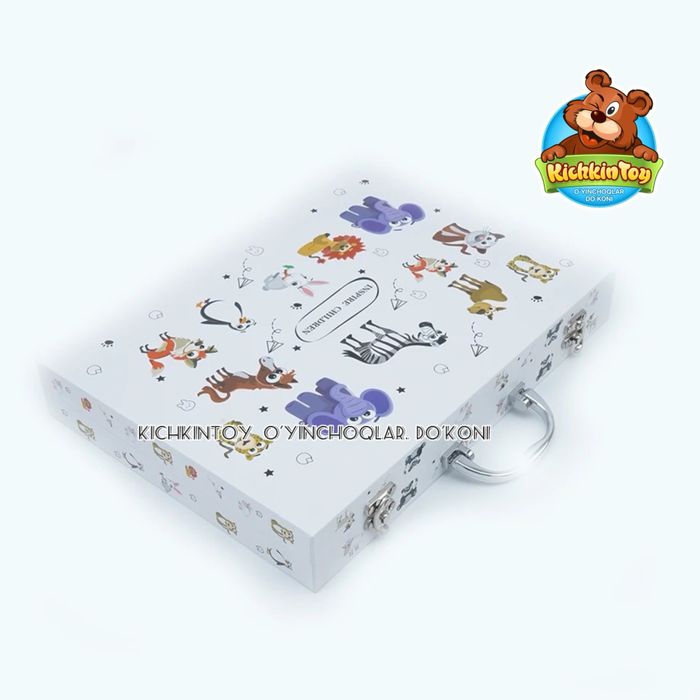 Chizish va ijodkorlik uchun to’plam markerlar qalamlar Детский машина