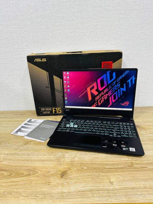 ASUS TUF Core i5-10Gen+GTX1650 Мощный, Игровой ноутбук для Игр и IT