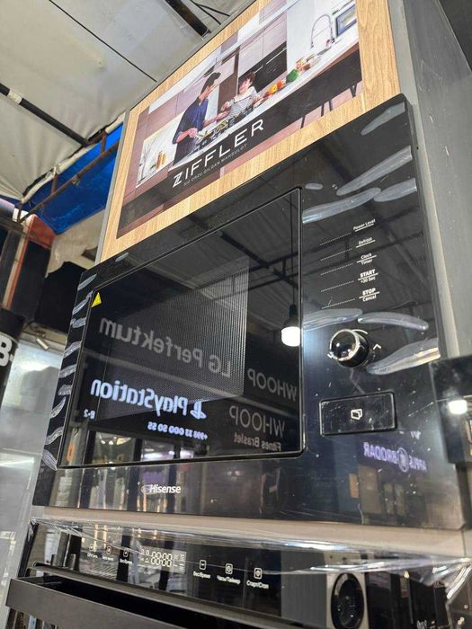 Встраиваемая микроволновая печь Hisense HB25MOBX7 25 л +гриль