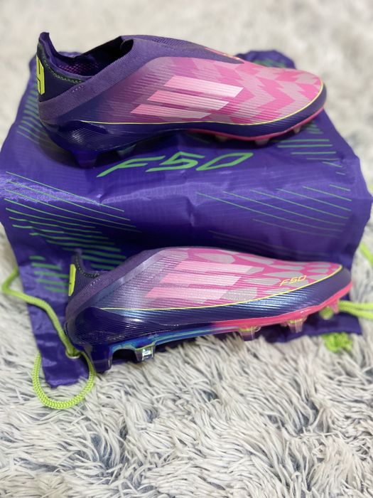 Vand ghete de fotbal adidas f50 elite lamine yamal laceless LL shiny