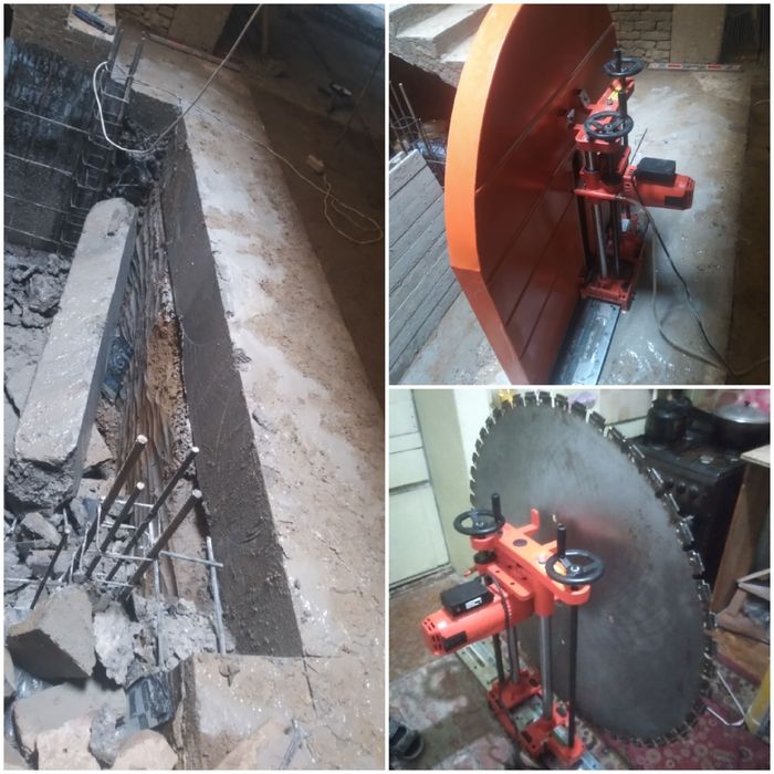 Алмазний резка бетон кесамиз алмазний бурения бетон тешамиз