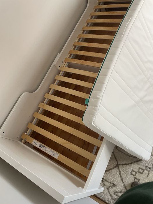 Детско разтегателно легло Икеа с матрак, 80x200 cm