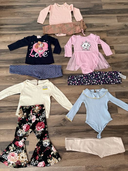 Lot haine fetiță primăvară mărime 92, blugi și pantaloni zara