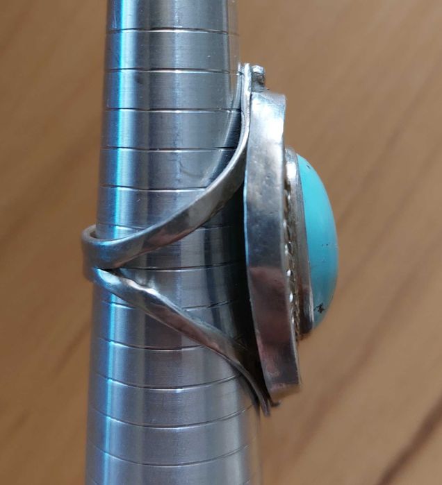 Кольцо винтаж. Бирюза, серебро. Перстень