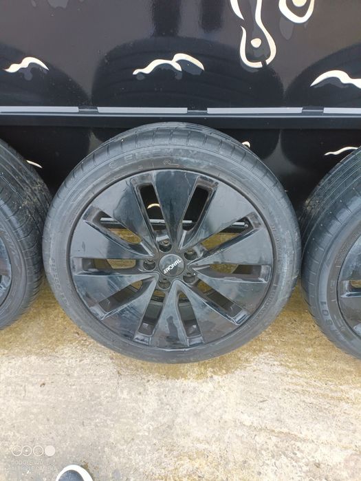 Jante 5×112 R18 cu cauciucuri ramflet