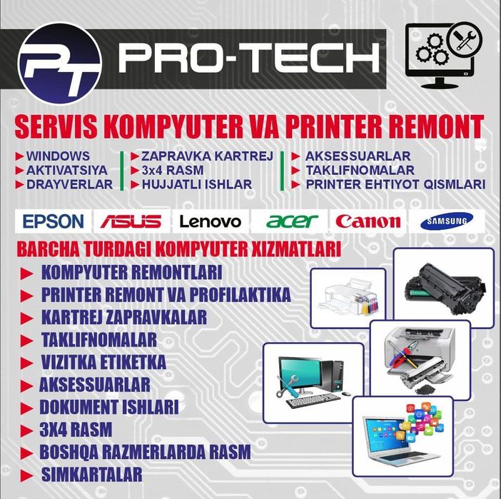 Kompyuter xizmatlari va servis