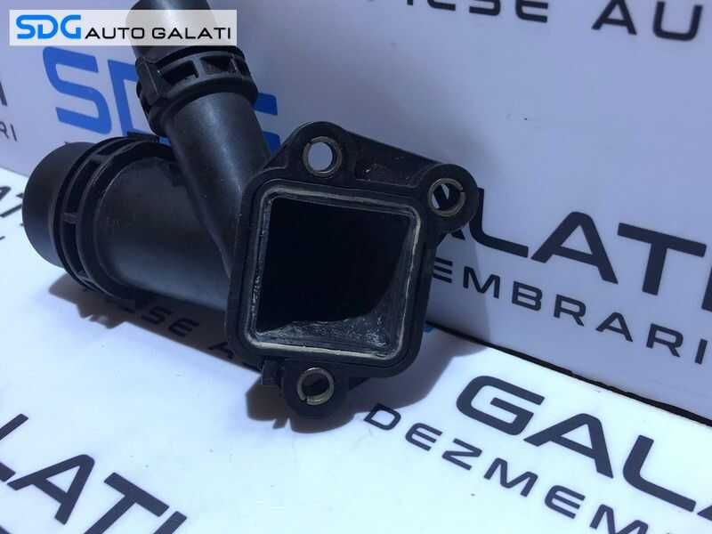 Corp Carcasa Distribuitor Termostat Apa BMW Seria 3 E90 E91 E92 E93 318 2.0 D 2006 – 2010 Cod 2247744 11122247744 [D0099]