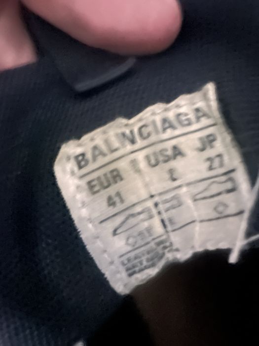 balenciaga track 1 черно белые