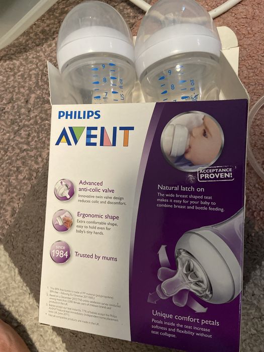 Стерилизатор, помпа, шишета Philips Avent