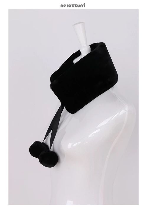 СКИДКА! Зимний шарф из искусственного кроличьего меха!