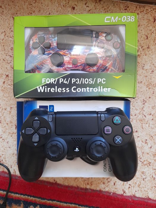 PS4 Slim 1tb с аксессуарами/дисками